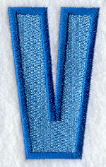 Collegiate Letter V (5 Inch)