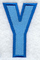 Collegiate Letter Y (5 Inch)