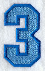 Collegiate Number 3 (5 Inch)