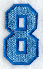 Collegiate Number 8 (5 Inch)