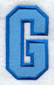 Collegiate Letter G (5 Inch)