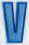 Collegiate Letter V (5 Inch)