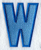 Collegiate Letter W (5 Inch)