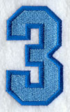 Collegiate Number 3 (5 Inch)