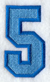 Collegiate Number 5 (5 Inch)