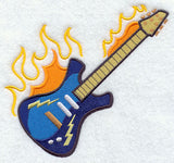 Rockin' Music - Guitar and Flames