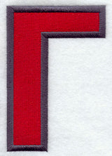 Collegiate Letter Gamma (5 Inch)