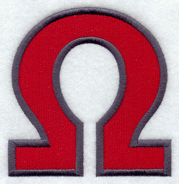 Collegiate Letter Omega (5 Inch)