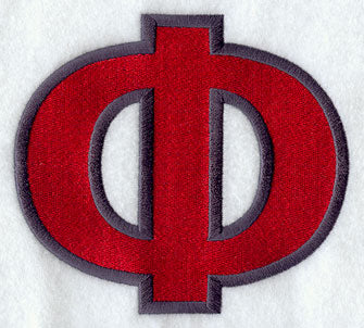 Collegiate Letter Phi (5 Inch)