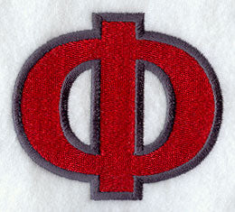 Collegiate Letter Phi (5 Inch)