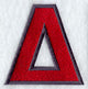 Collegiate Letter Delta (5 Inch)