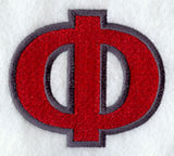 Collegiate Letter Phi (5 Inch)