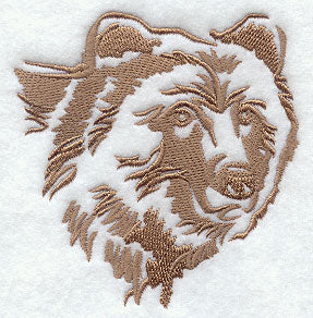 Northwoods Silhouette Grizzly Bear