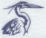 Northwoods Silhouette Heron