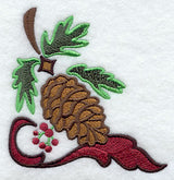 Arts and Crafts Pine Boughs and Cones Corner