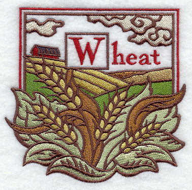Wheat Woodcut
