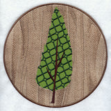 Kaleidoscope Black Cherry Leaf Medallion