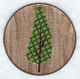 Kaleidoscope Black Cherry Leaf Medallion