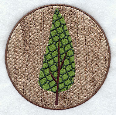 Kaleidoscope Black Cherry Leaf Medallion