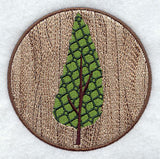 Kaleidoscope Black Cherry Leaf Medallion