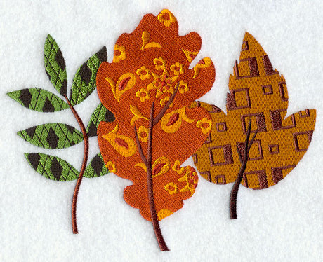 Kaleidoscope Autumn Leaf Trio 2