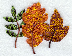 Kaleidoscope Autumn Leaf Trio 2