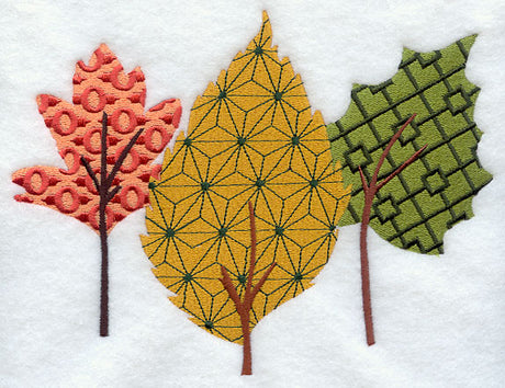 Kaleidoscope Autumn Leaf Trio 3