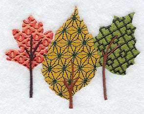 Kaleidoscope Autumn Leaf Trio 3