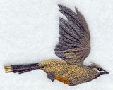 Flying Cedar Waxwing