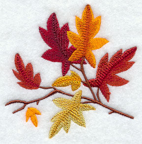 Brilliant Autumn Branches Corner