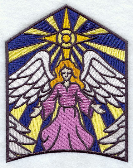 Stained Glass Nativity - Top Center