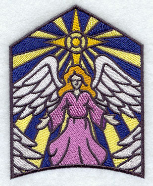 Stained Glass Nativity - Top Center