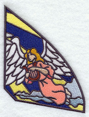 Stained Glass Nativity - Top Right