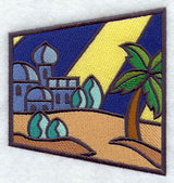 Stained Glass Nativity - Middle Left