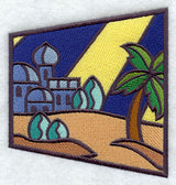 Stained Glass Nativity - Middle Left