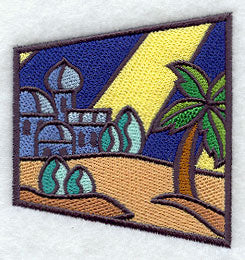 Stained Glass Nativity - Middle Left