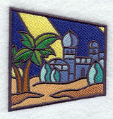 Stained Glass Nativity - Middle Right