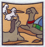 Stained Glass Nativity - Bottom Center