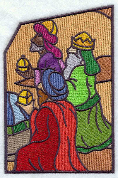 Stained Glass Nativity - Bottom Right