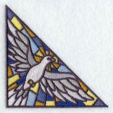 Stained Glass Dove of Peace Corner