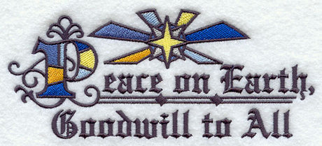 Stained Glass Peace on Earth