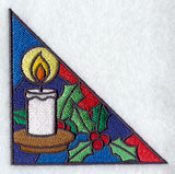 Stained Glass Christmas Candles Corner