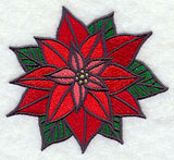 Stained Glass Poinsettia