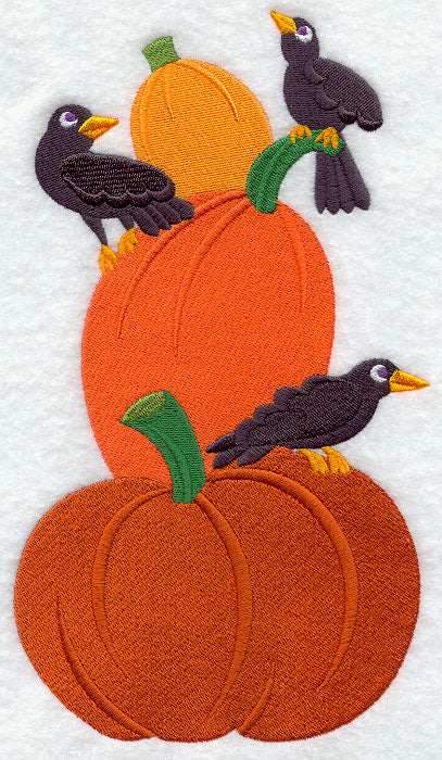 Creepy Crows and Pumpkins Stack