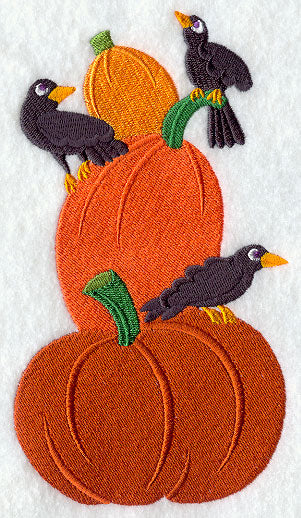 Creepy Crows and Pumpkins Stack