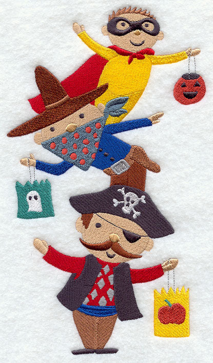 Trick-or-Treaters Stack (Boy)