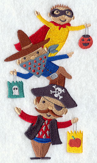 Trick-or-Treaters Stack (Boy)