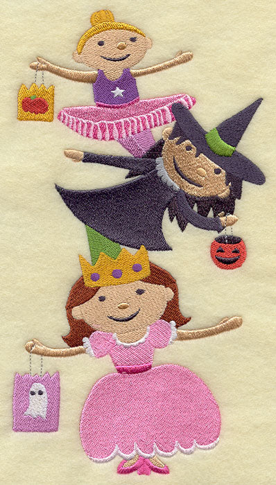 Trick-or-Treaters Stack (Girl)