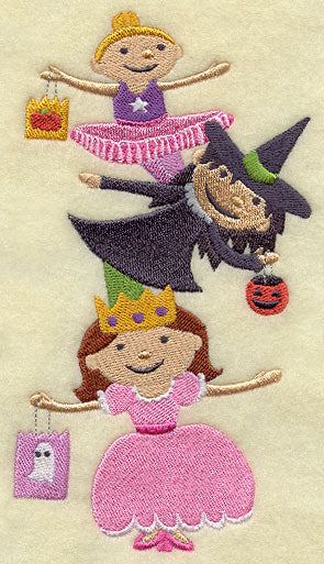 Trick-or-Treaters Stack (Girl)