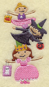 Trick-or-Treaters Stack (Girl)